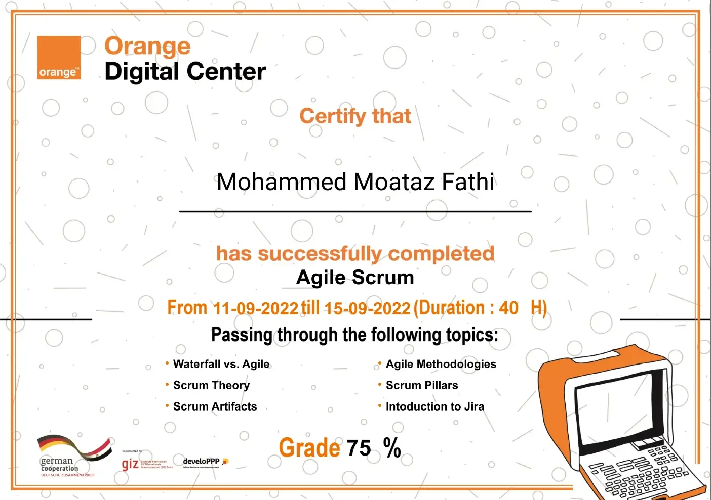 Agile Scrum Certificate