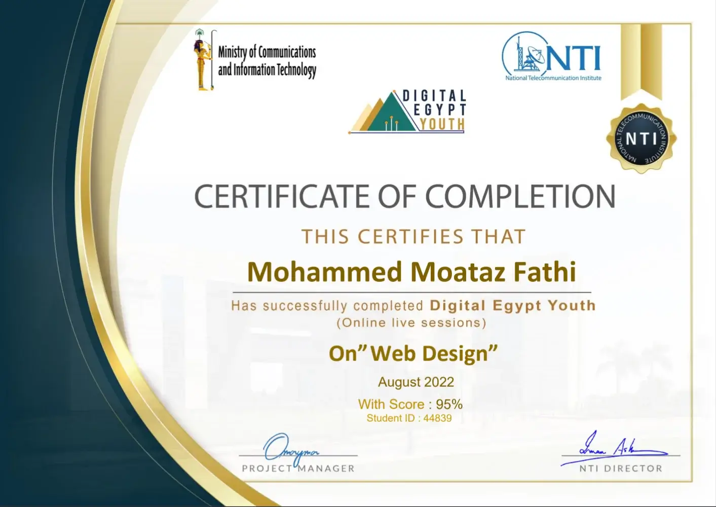Web Design Certificate